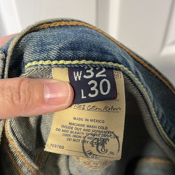 Abercrombie and fitch vintage men’s jeans w32 l30 low rise - Picture 8 of 11
